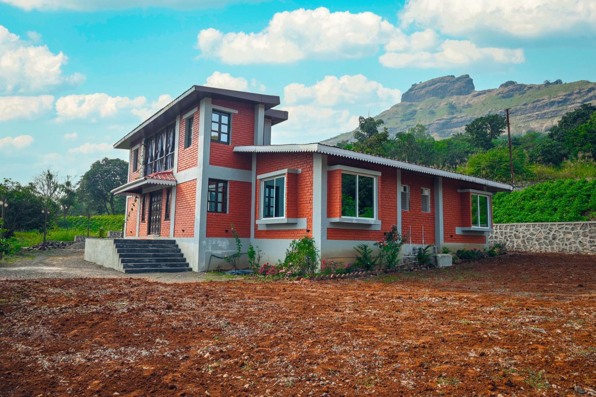 הוילה פונה Shinde'S Tikona Valley Farm מראה חיצוני תמונה